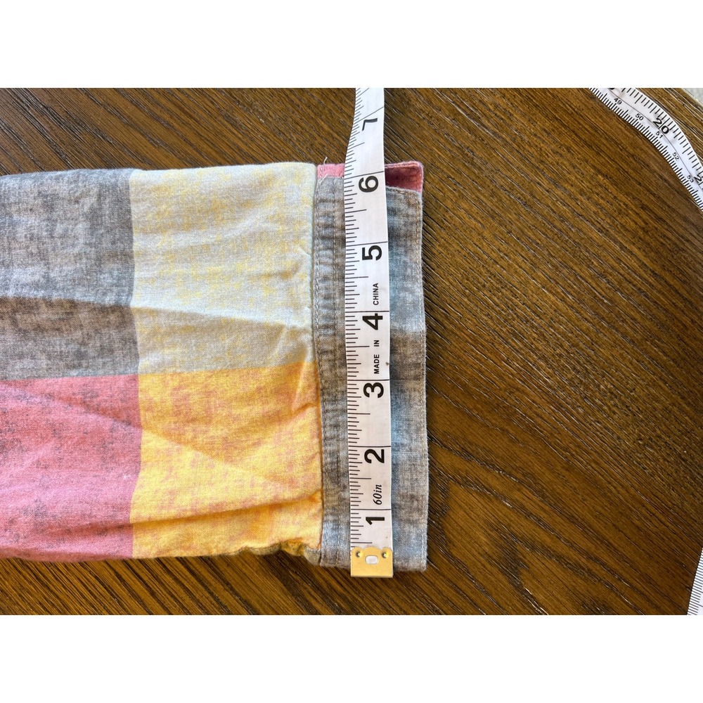 John Mark Button Down Tunic 100% Cotton Multicolo… - image 8